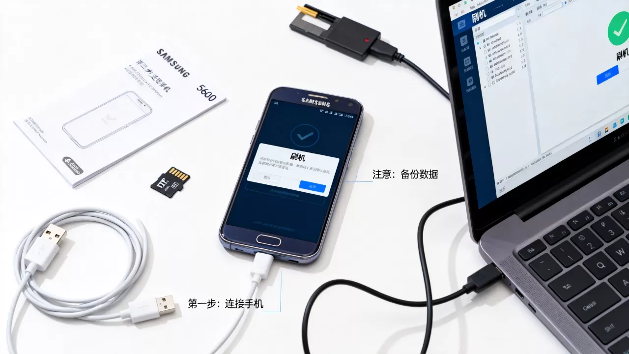 三星5670刷机教程，三星手机刷机失败怎么办