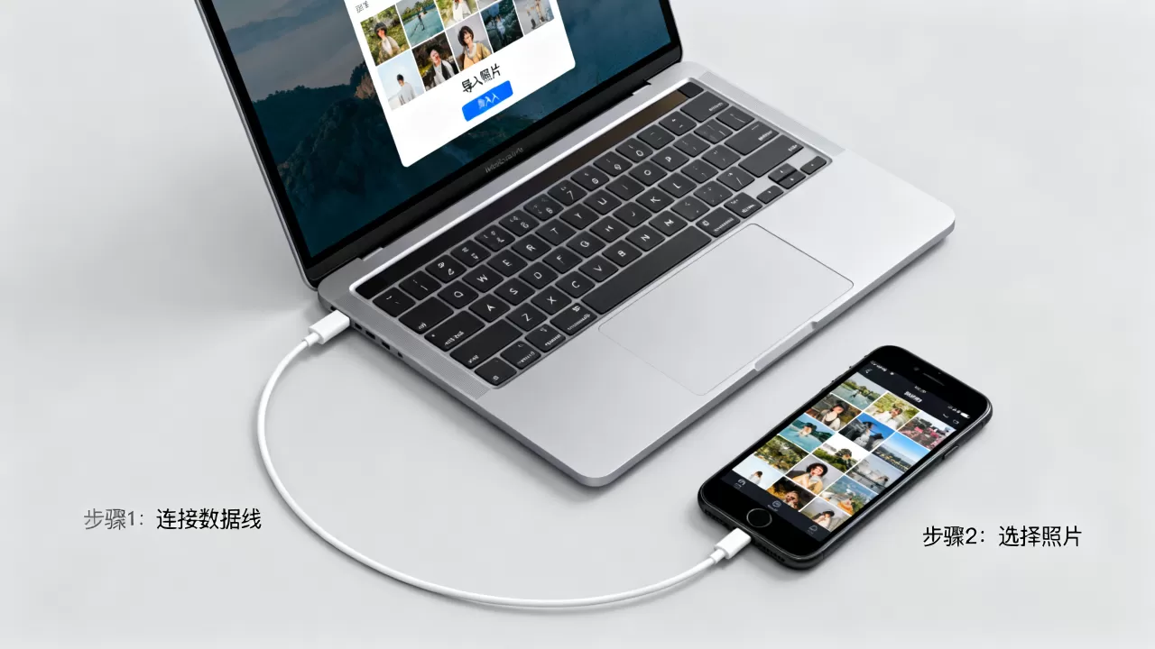 iphone在电脑上看照片，iphone照片如何导入电脑