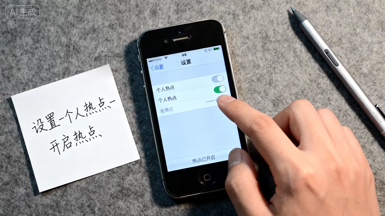 iphone4s开wifi热点怎么设置，iphone4s开热点教程