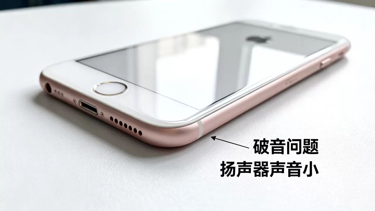 iphone6splus破音怎么回事，iphone6splus扬声器声音小