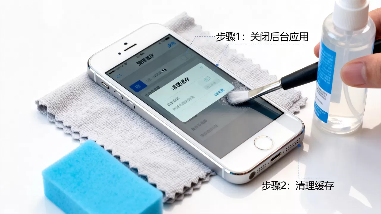 iphone5s清理系统变卡怎么办，iphone5s清理系统
