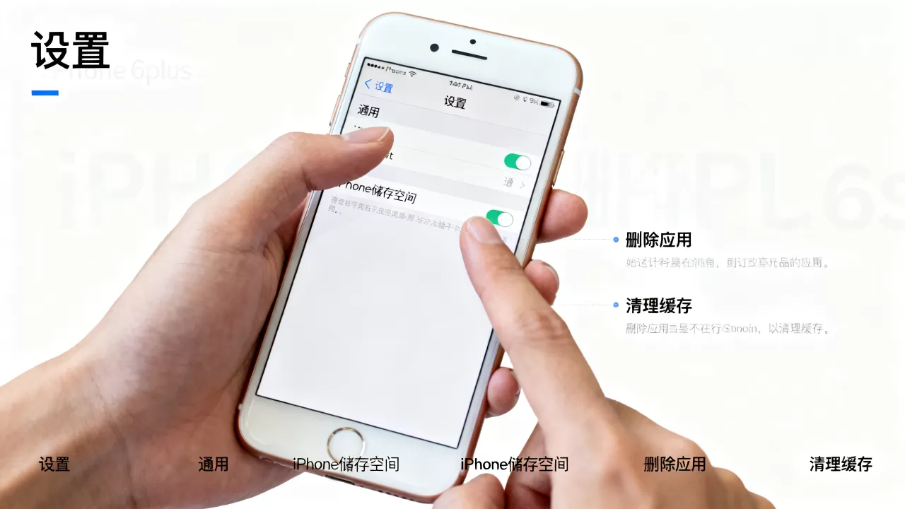 iPhone6plus清理内存怎么操作，iphone6plus清理内存