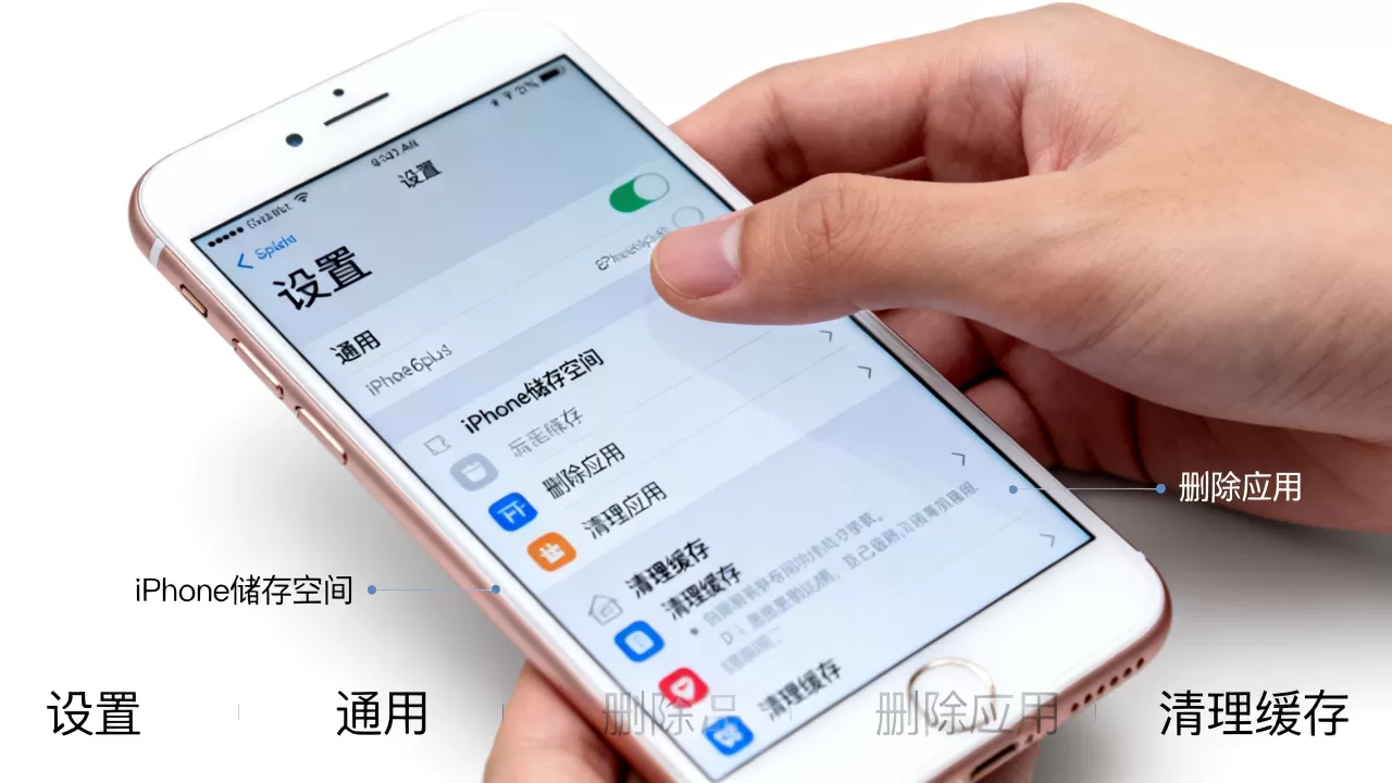 iPhone6plus清理内存怎么操作，iphone6plus清理内存