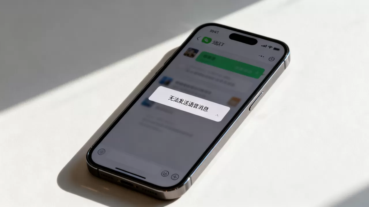 iphone微信不能发语音，iPhone微信无法发送语音消息