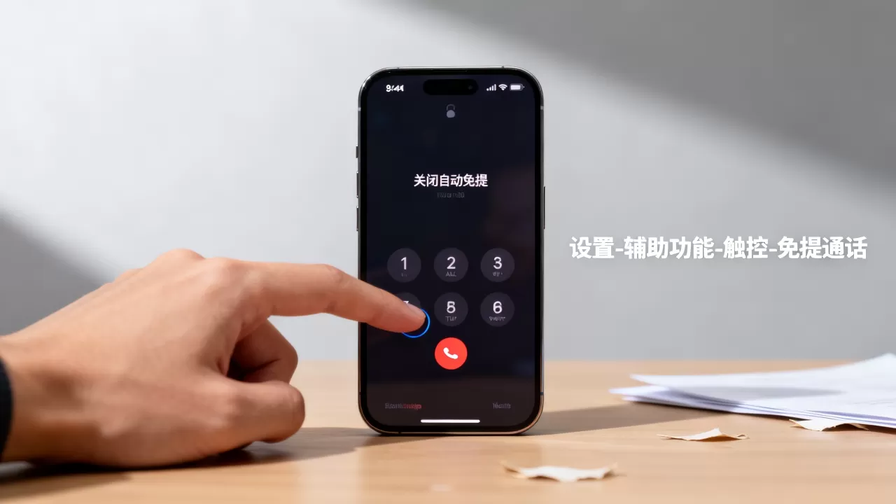 iphone接电话自动免提怎么关，iphone自动免提
