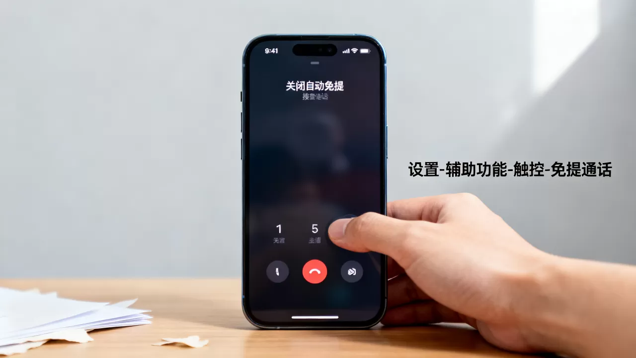 iphone接电话自动免提怎么关，iphone自动免提