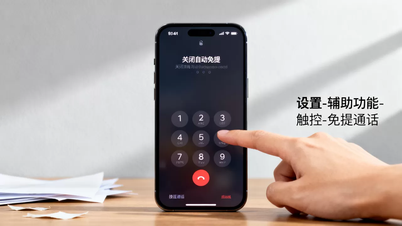 iphone接电话自动免提怎么关，iphone自动免提