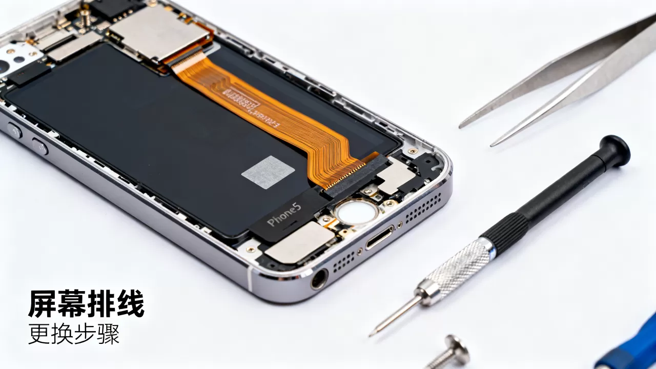 iphone5换屏幕排线多少钱，iphone5换屏幕排线