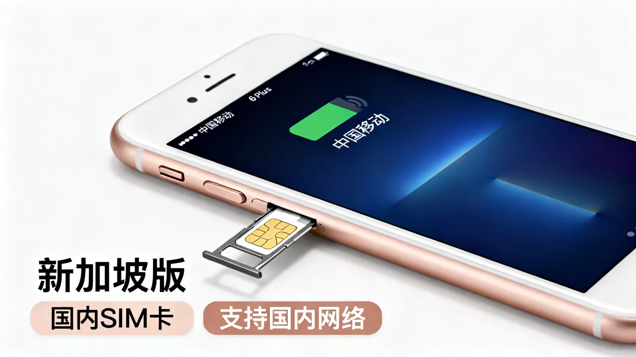 iphone6plus新加坡版能刷国内卡吗，iphone6plus