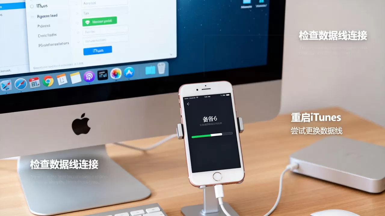 iPhone6备份断开连接怎么办，iPhone6备份失败解决方法