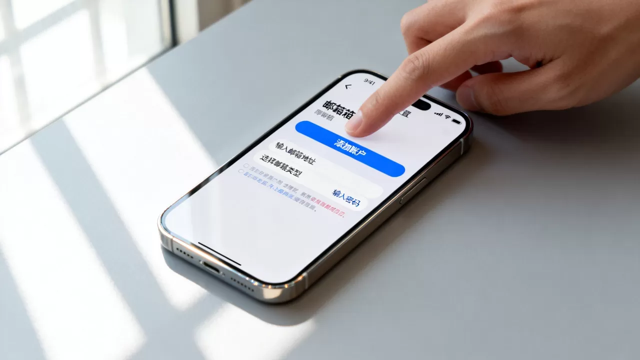 iphone怎么设置邮箱，iphone添加邮箱账号