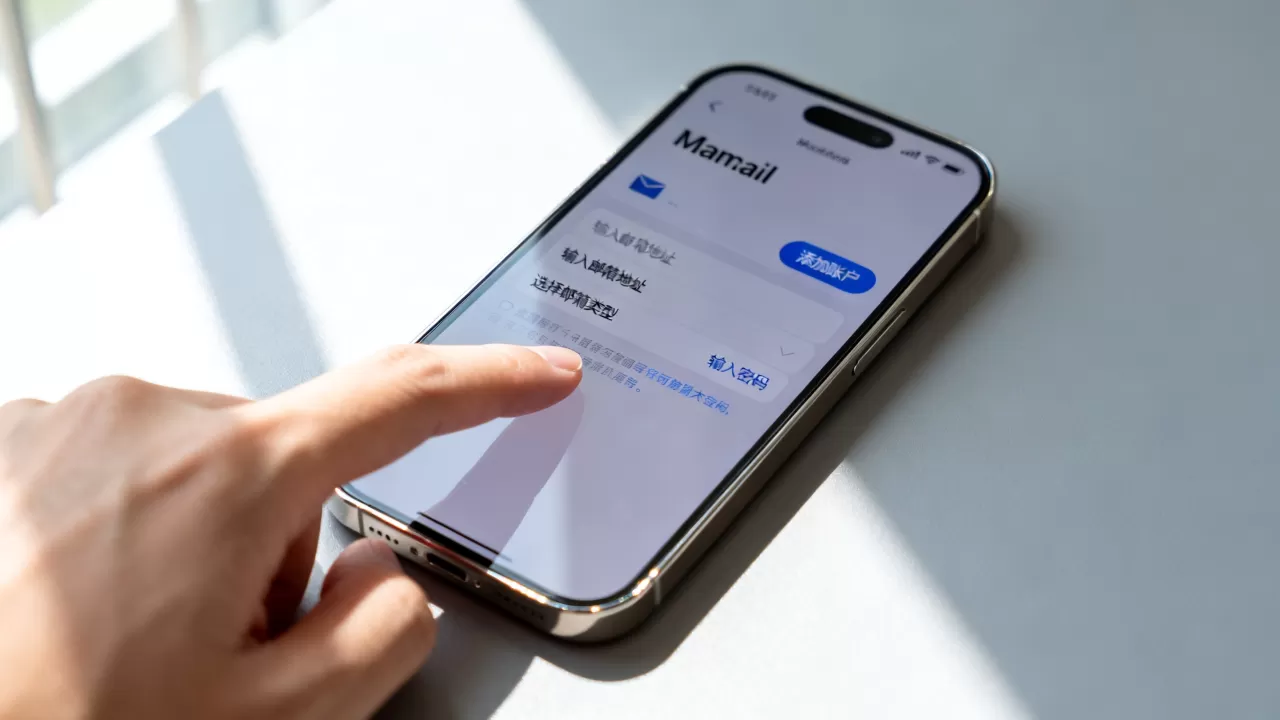 iphone怎么设置邮箱，iphone添加邮箱账号