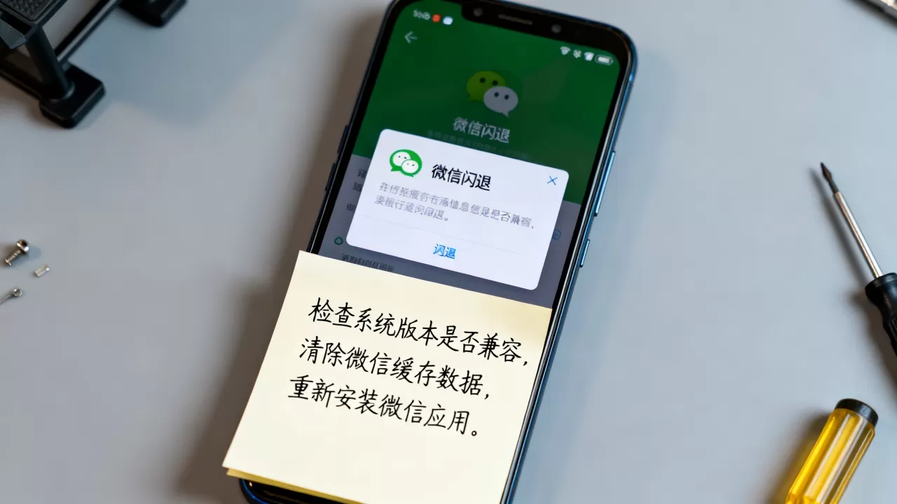安卓刷机后微信打不开怎么办，微信闪退