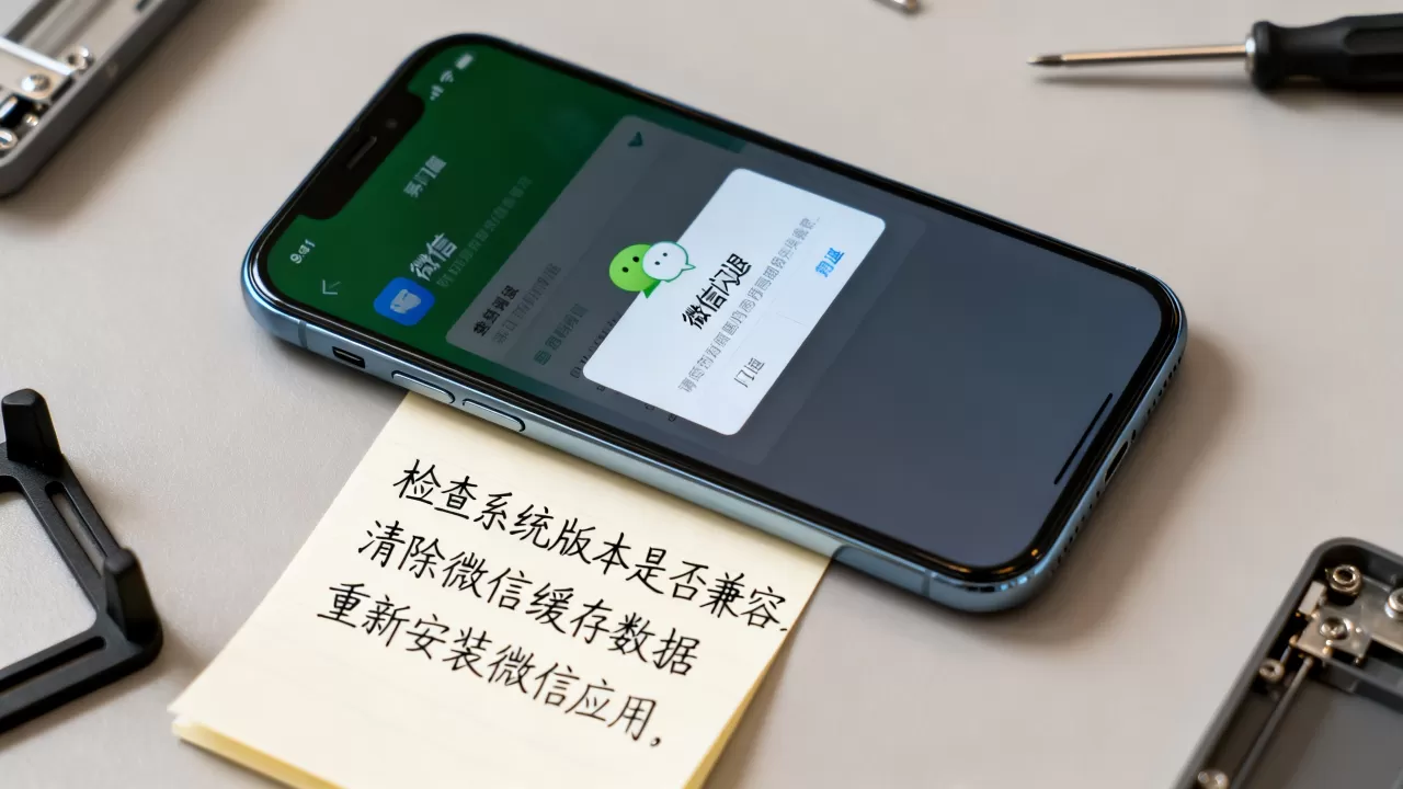 安卓刷机后微信打不开怎么办，微信闪退