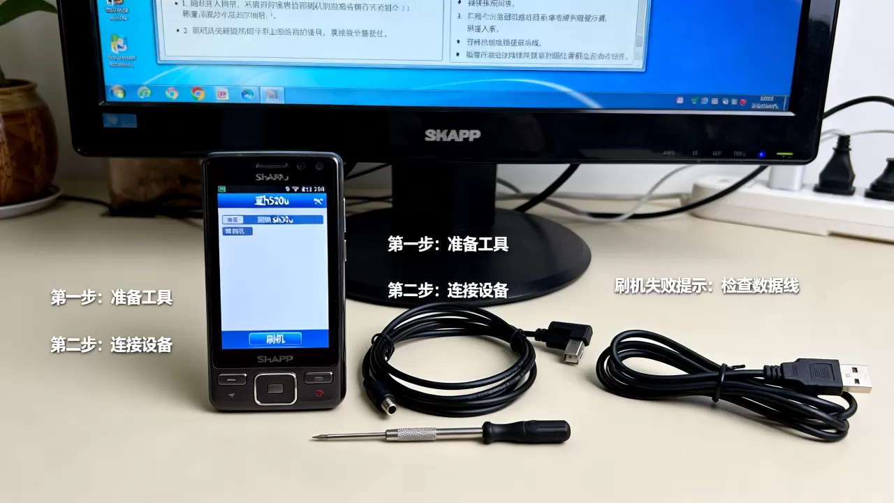 夏普sh530u刷机教程，夏普sh530u刷机失败怎么办