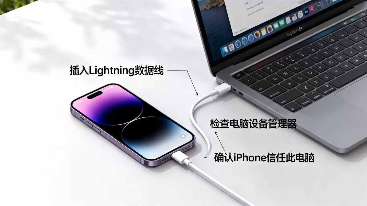 iPhone连接电脑不显示怎么办,iphone连电脑没反应 iPhone连接电脑不显示怎么办,iphone连电脑没反应