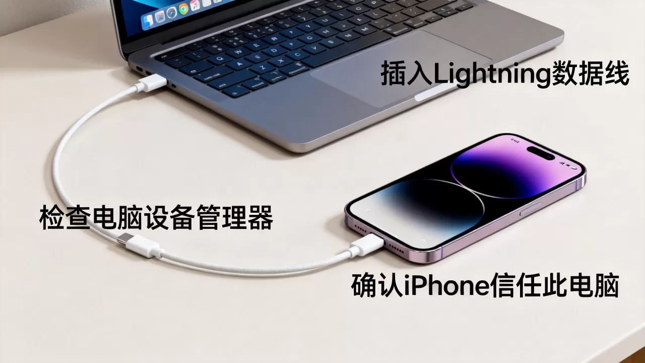 iPhone连接电脑不显示怎么办,iphone连电脑没反应 iPhone连接电脑不显示怎么办,iphone连电脑没反应