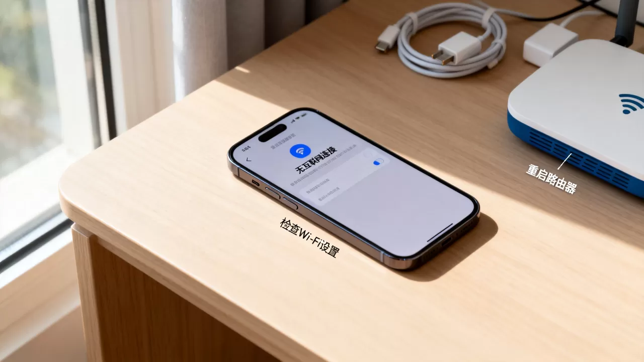 iphone无互联网连接怎么办，iphone无互联网连接