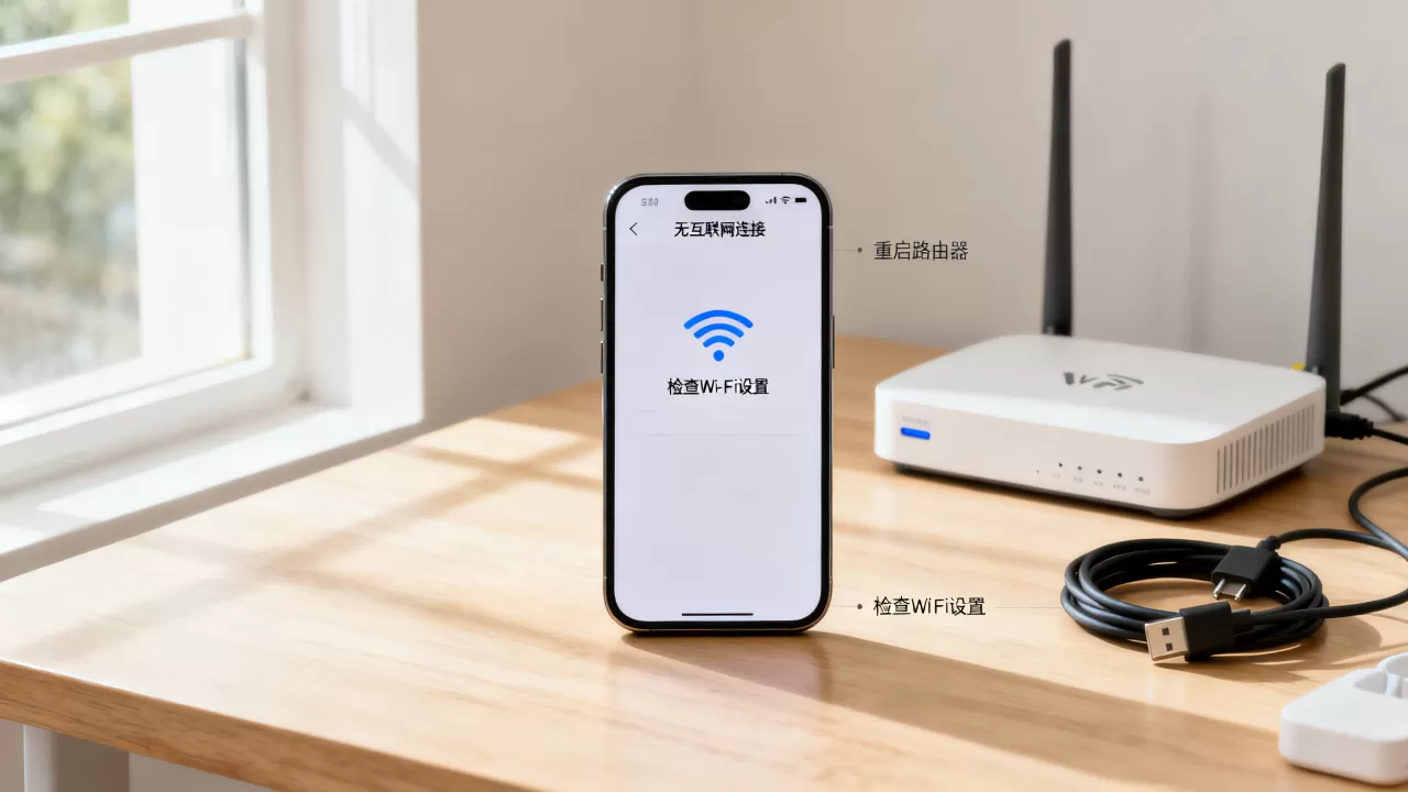 iphone无互联网连接怎么办，iphone无互联网连接