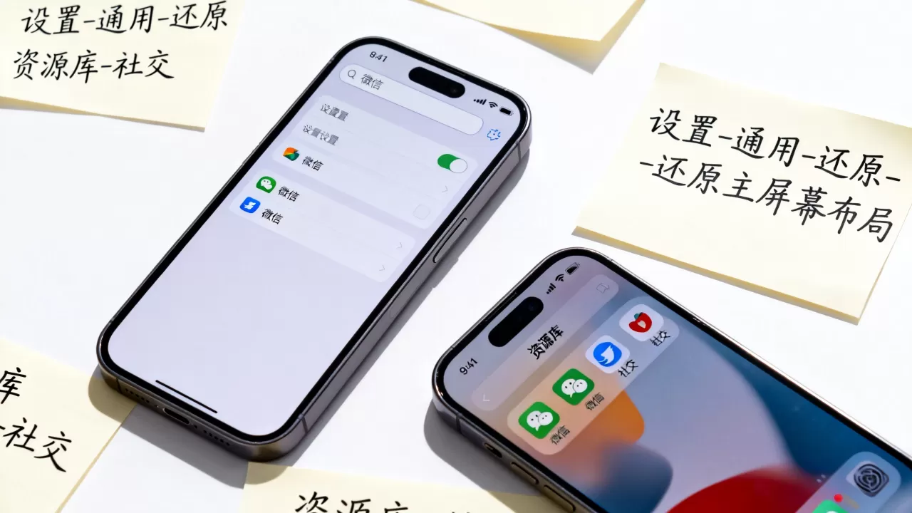 iphone微信图标隐藏了，微信图标怎么找出来