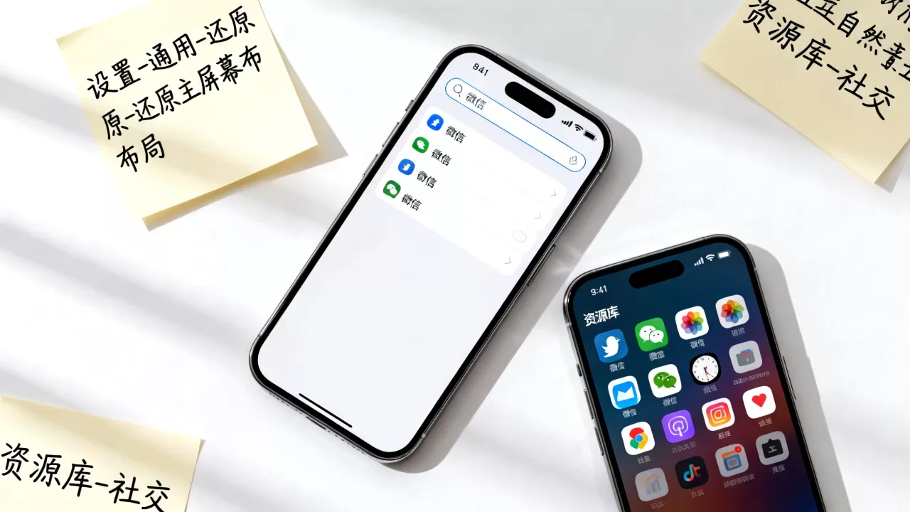 iphone微信图标隐藏了，微信图标怎么找出来
