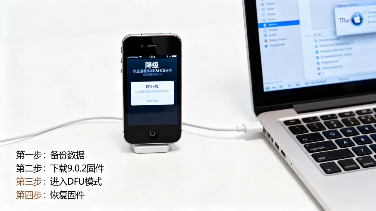 iphone4s怎么降级到9.0.2，iphone4s降级9.0.2教程