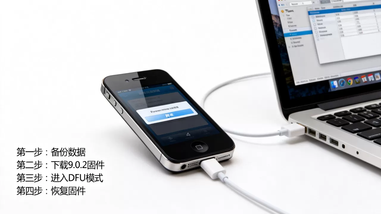 iphone4s怎么降级到9.0.2，iphone4s降级9.0.2教程