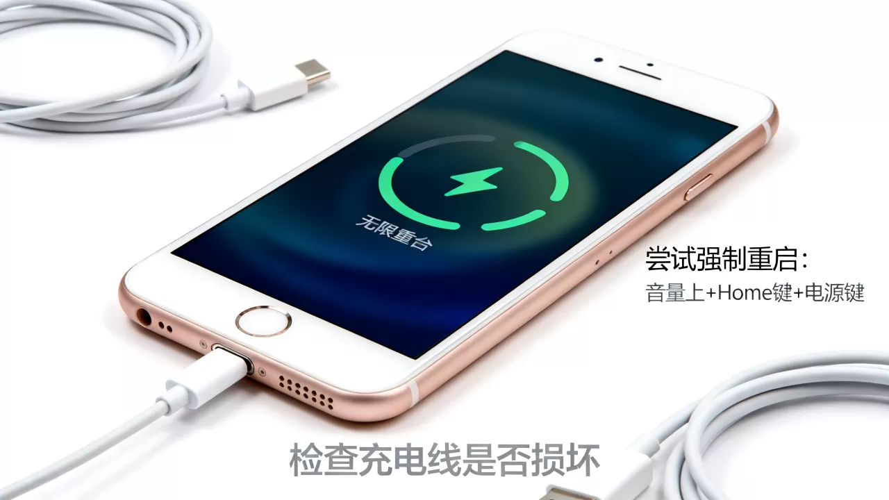 iphone6s plus重启怎么办，iphone6s plus无限重启