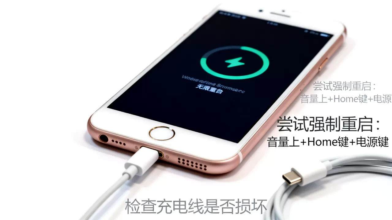iphone6s plus重启怎么办，iphone6s plus无限重启