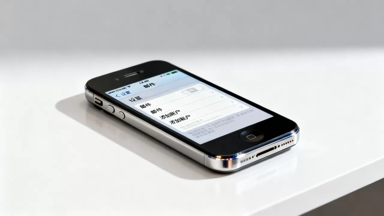 iphone4s邮件怎么设置？iphone4s邮件设置教程