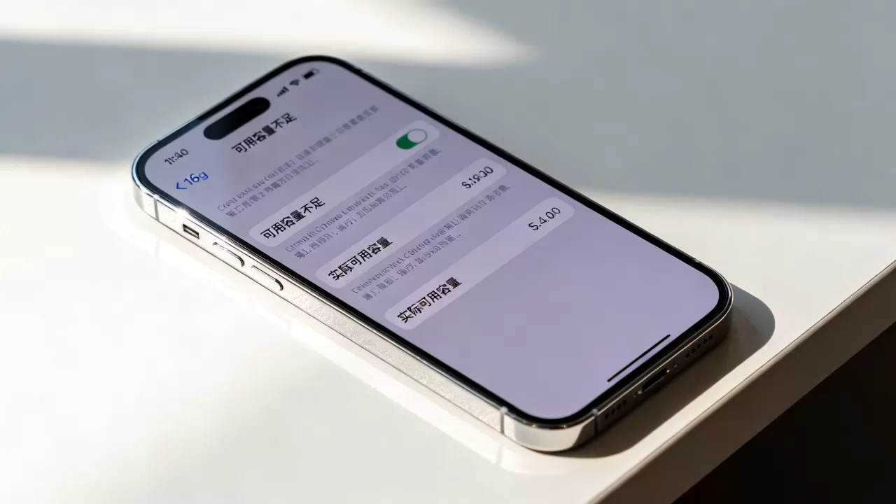 16g iphone 可用容量不足怎么办？iphone 16g 实际可用容量