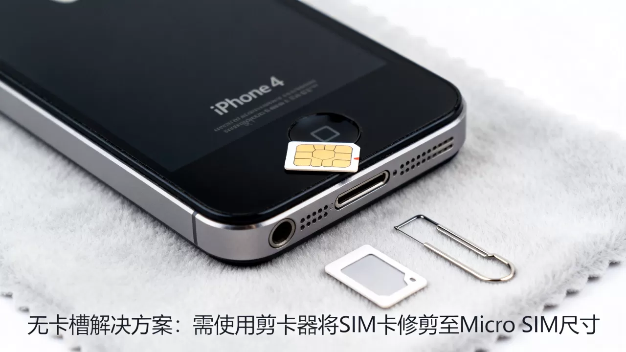iphone4无卡槽怎么解决，iphone4无卡槽怎么办
