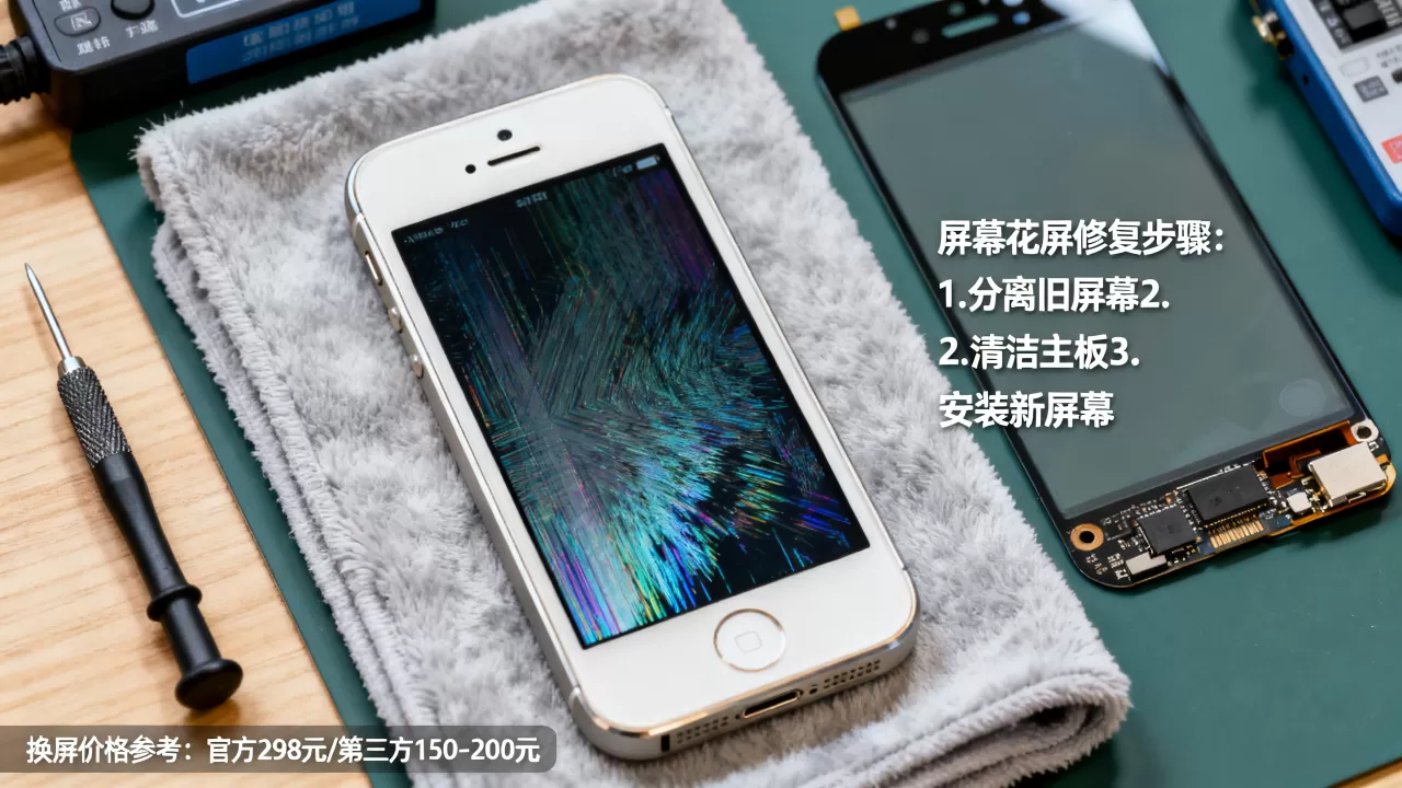 iphone5s屏幕花了怎么修复,iphone5s换屏价格 iphone5s屏幕花了怎么修复,iphone5s换屏价格