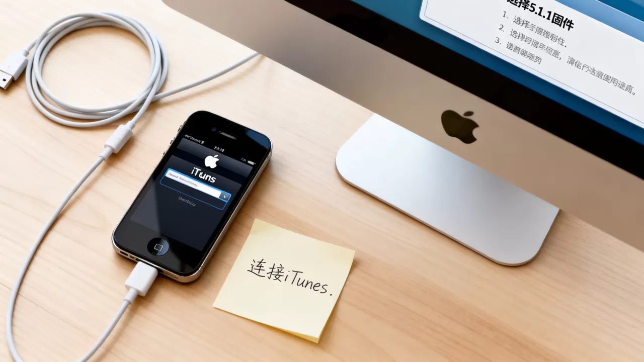 iphone4 5.1.1平刷教程，iphone4 5.1.1系统降级方法
