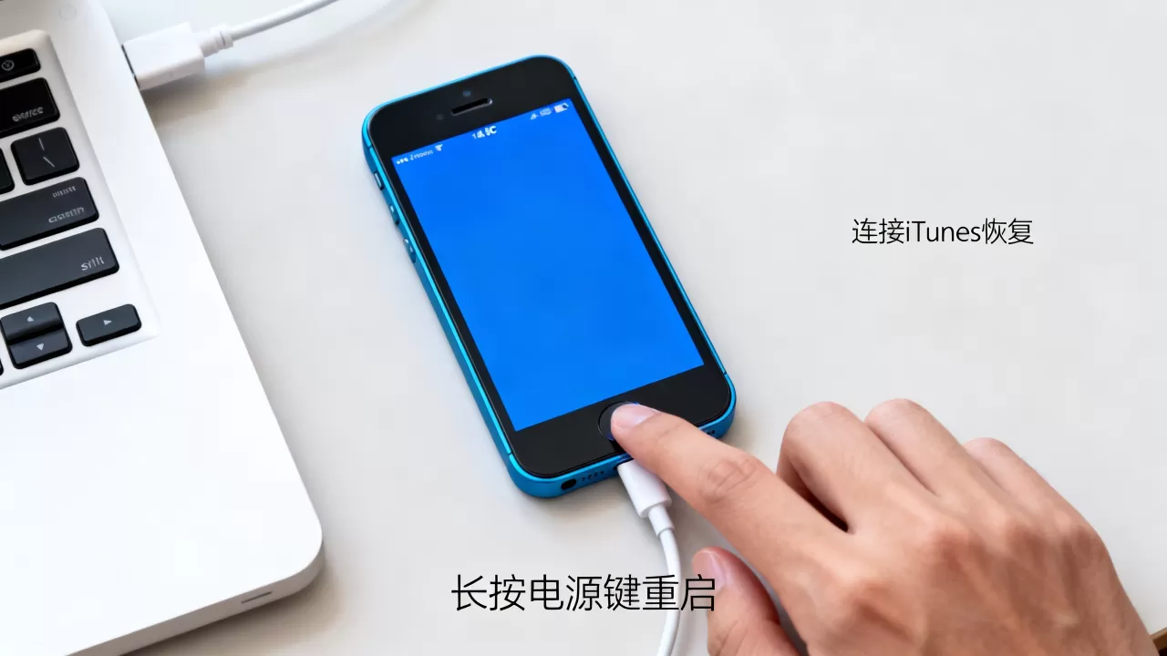 iphone5c蓝屏怎么办，iphone5c蓝屏