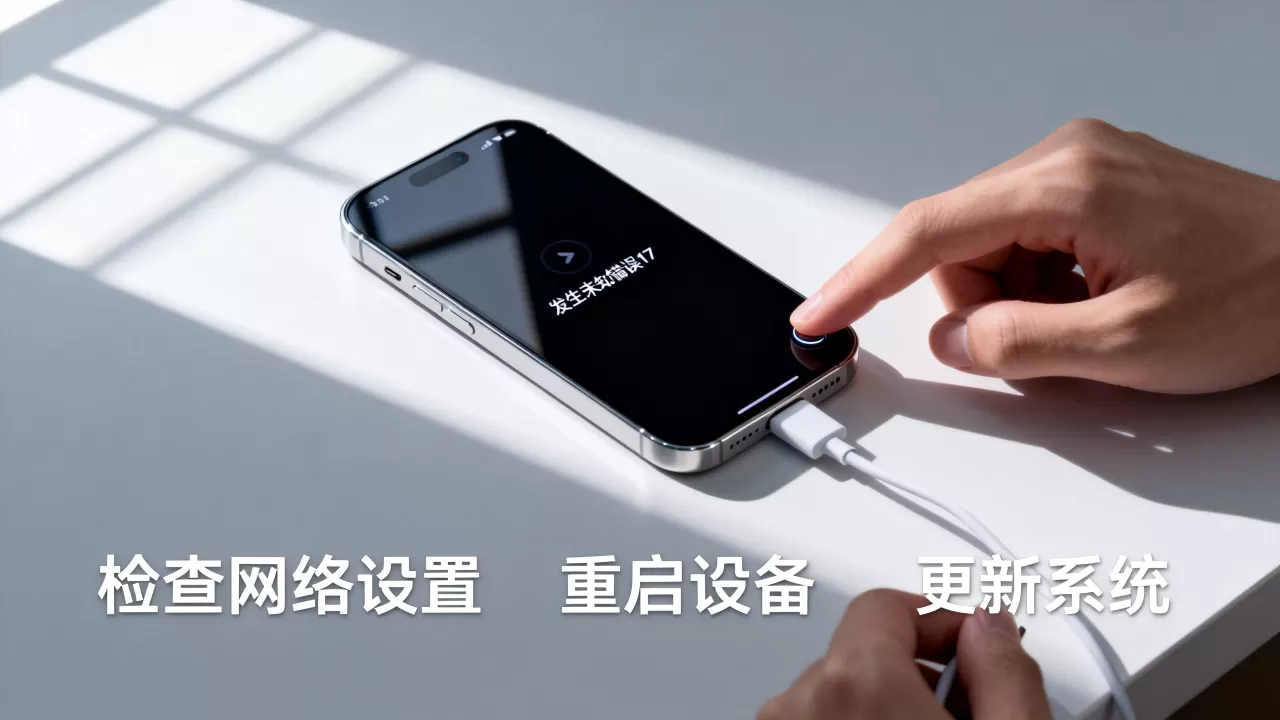 发生未知错误17怎么办？iphone发生未知错误17怎么解决