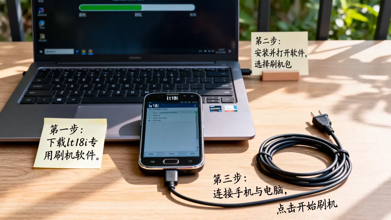 lt18i刷机软件怎么用，lt18i刷机教程