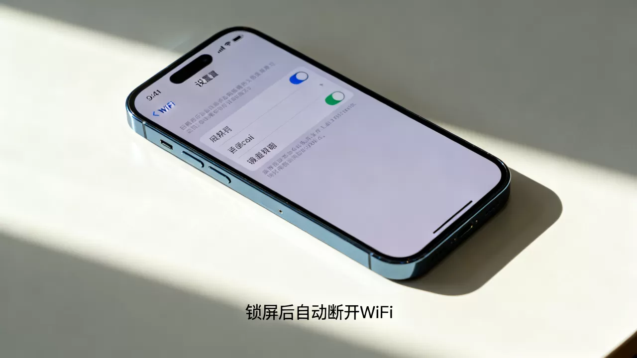 iphone锁屏关闭wifi，iphone锁屏后自动断开WiFi