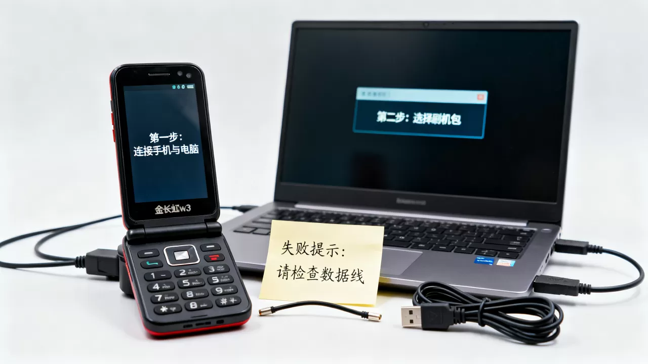 金长虹w3刷机教程，金长虹w3刷机失败怎么办