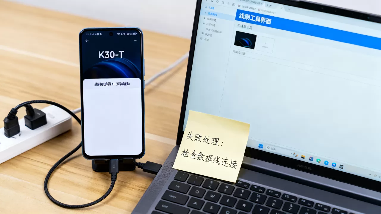 k30-t线刷机教程，k30-t线刷机失败怎么办