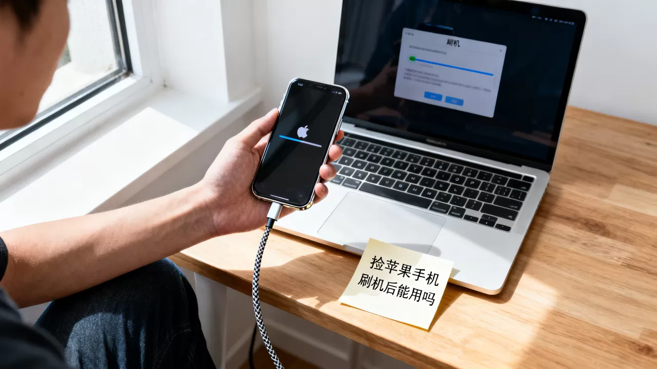 捡苹果手机刷机后能用吗，捡苹果手机刷机
