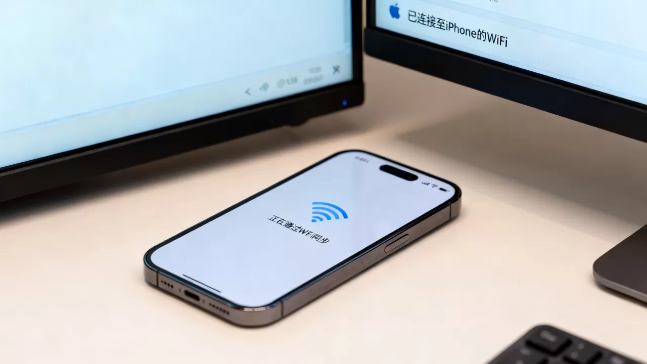 通过wifi与iphone同步，如何通过wifi与iphone同步