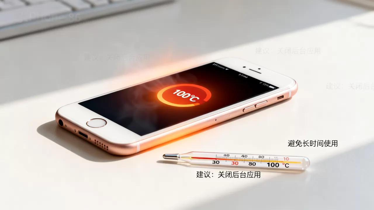 iphone6手机100度高温发烫怎么办，iphone6发烫