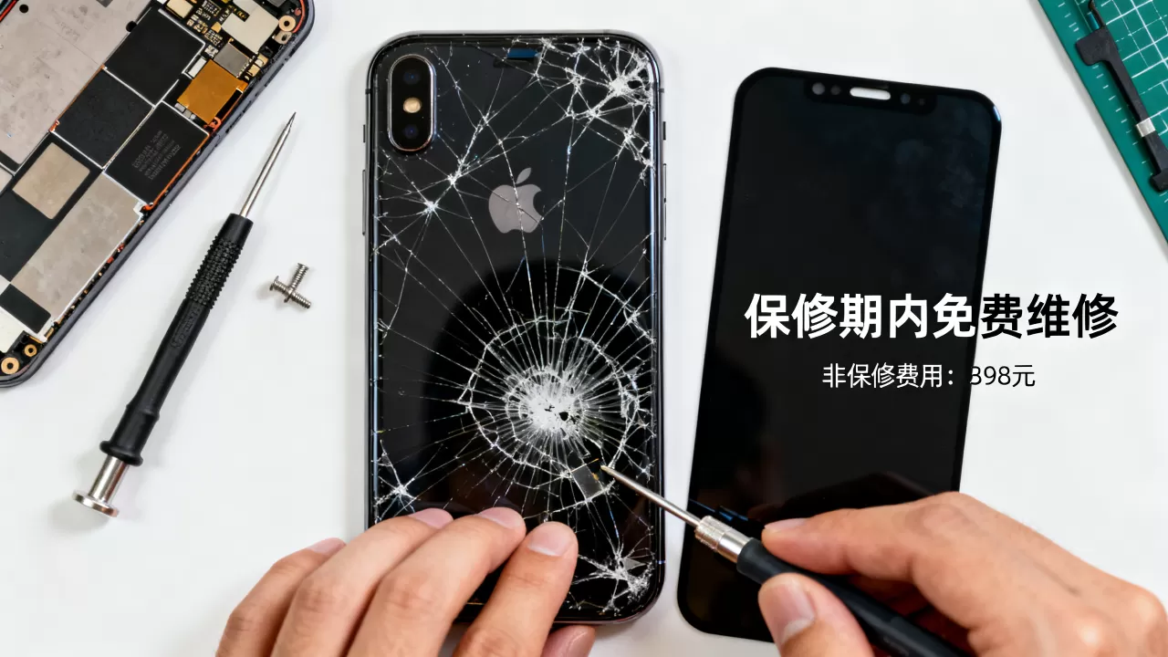 iphone保修期内屏幕碎了怎么修？iphone屏幕维修费用