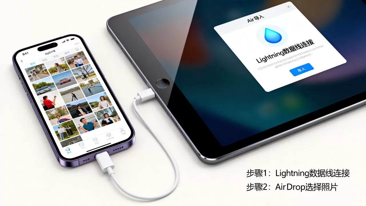 iphone照片如何导入ipad，iphone照片导入ipad