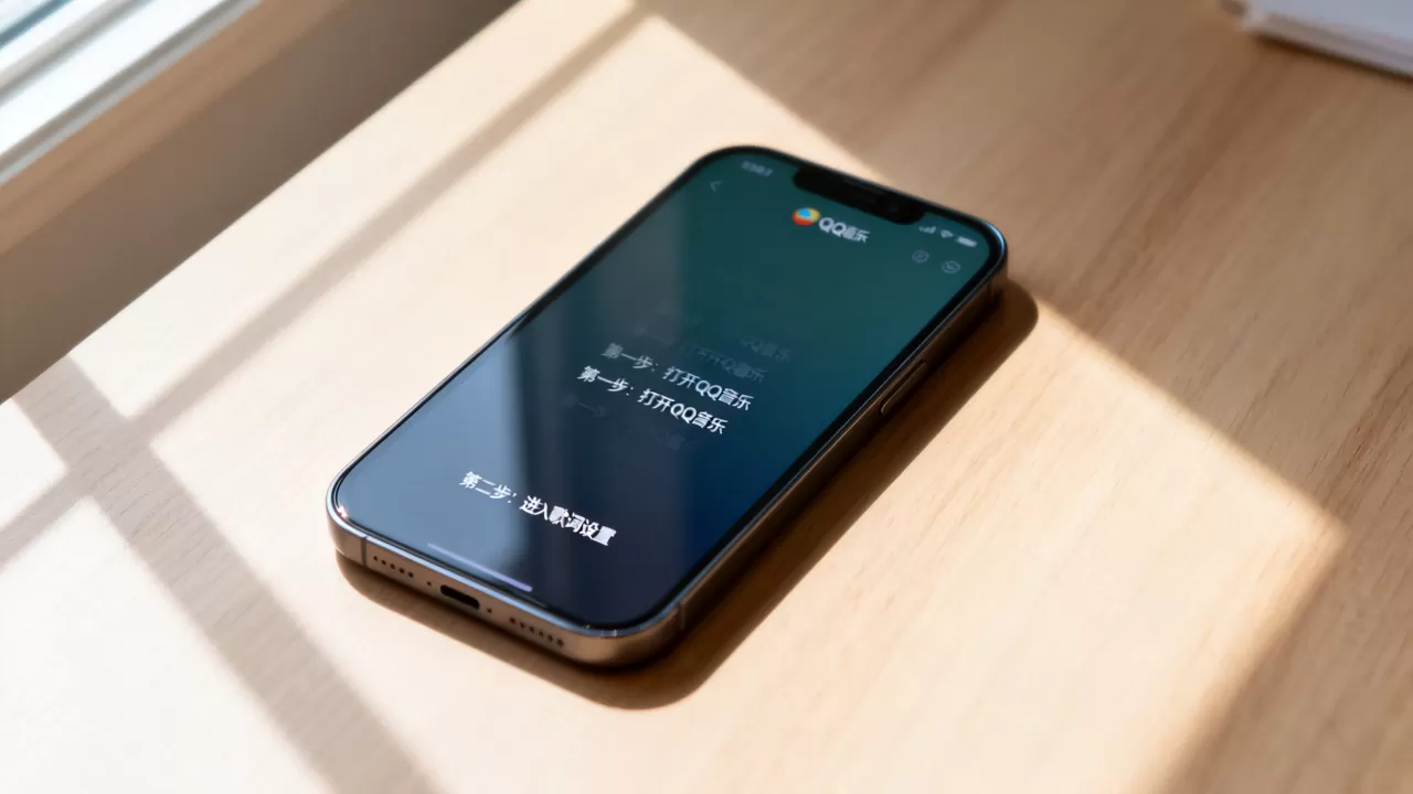 iphone qq音乐桌面歌词怎么设置，iphone qq音乐桌面歌词