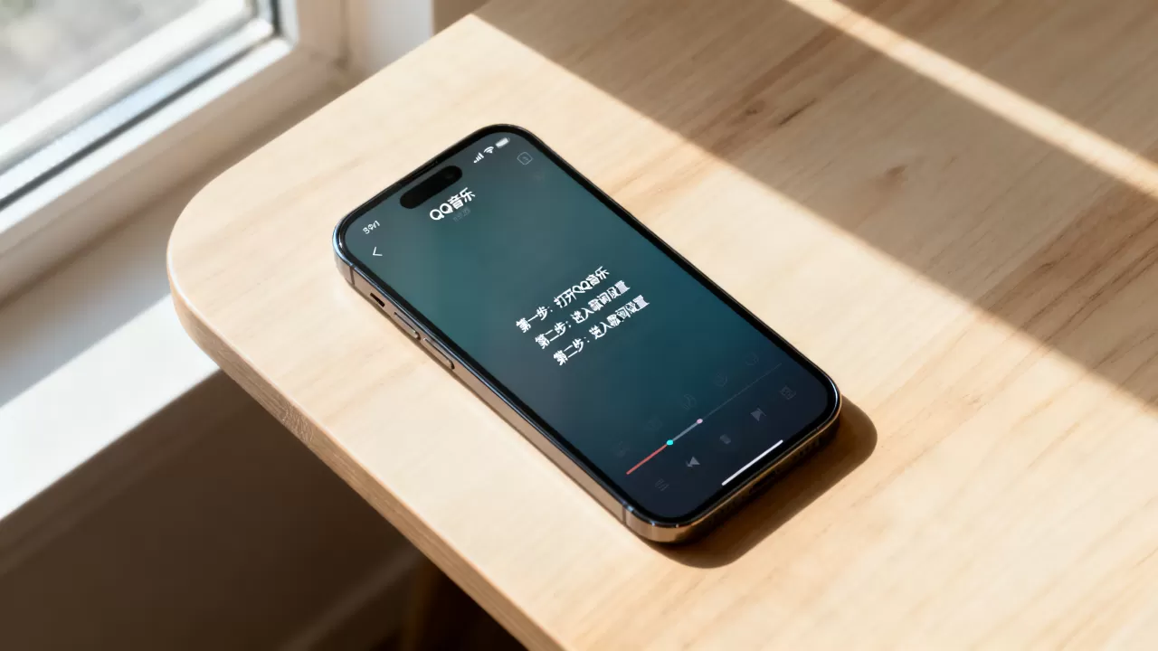 iphone qq音乐桌面歌词怎么设置，iphone qq音乐桌面歌词