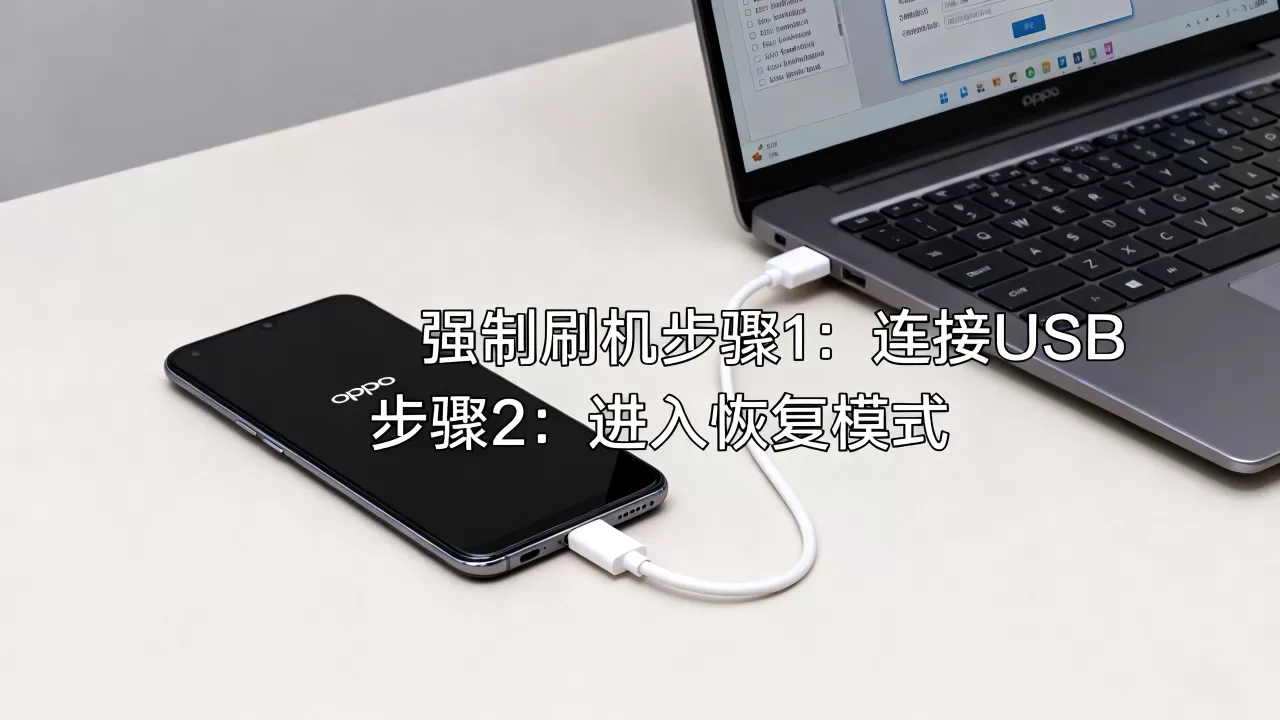OPPO手机黑屏后怎么刷机？黑屏无法开机如何强制刷机恢复