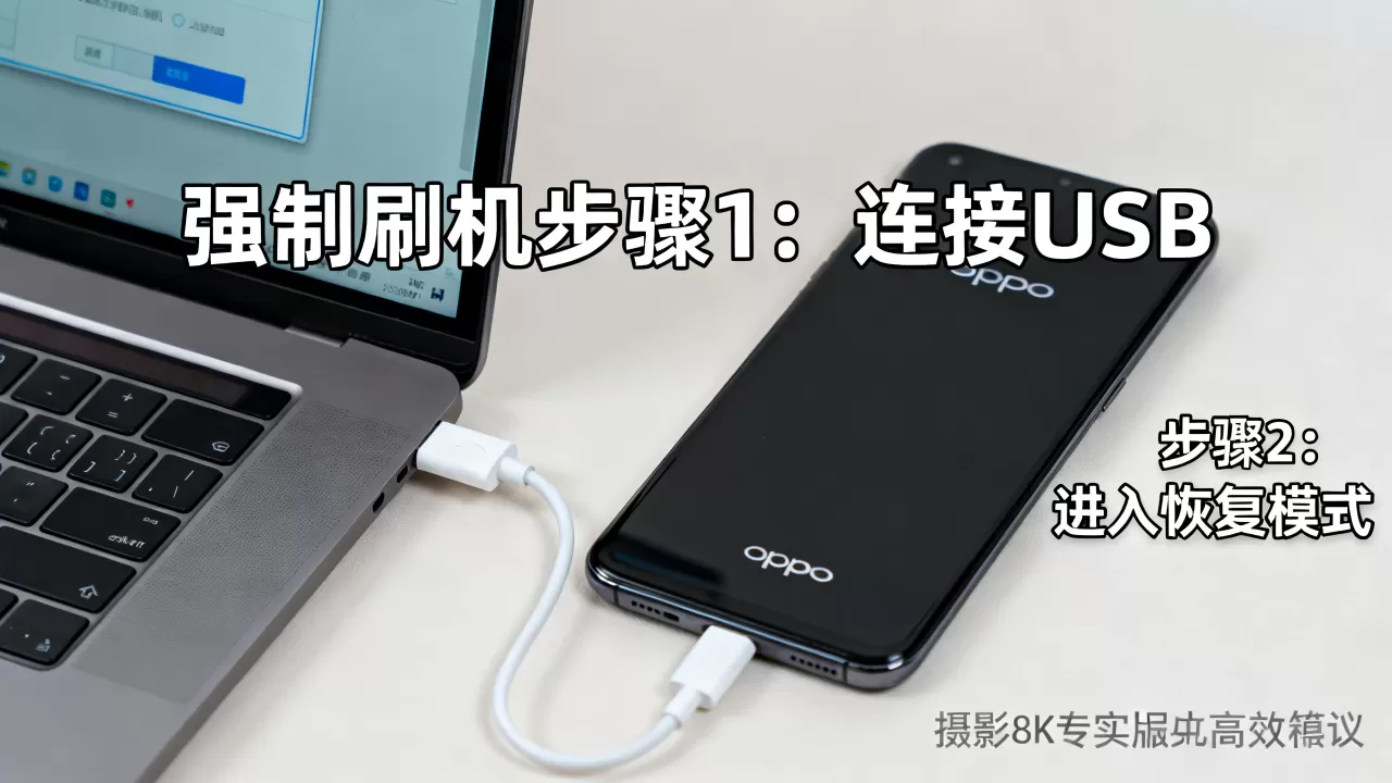OPPO手机黑屏后怎么刷机？黑屏无法开机如何强制刷机恢复