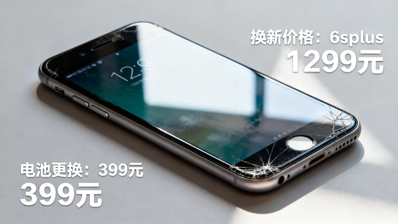 iPhone6splus换新多少钱，iPhone6splus电池更换价格